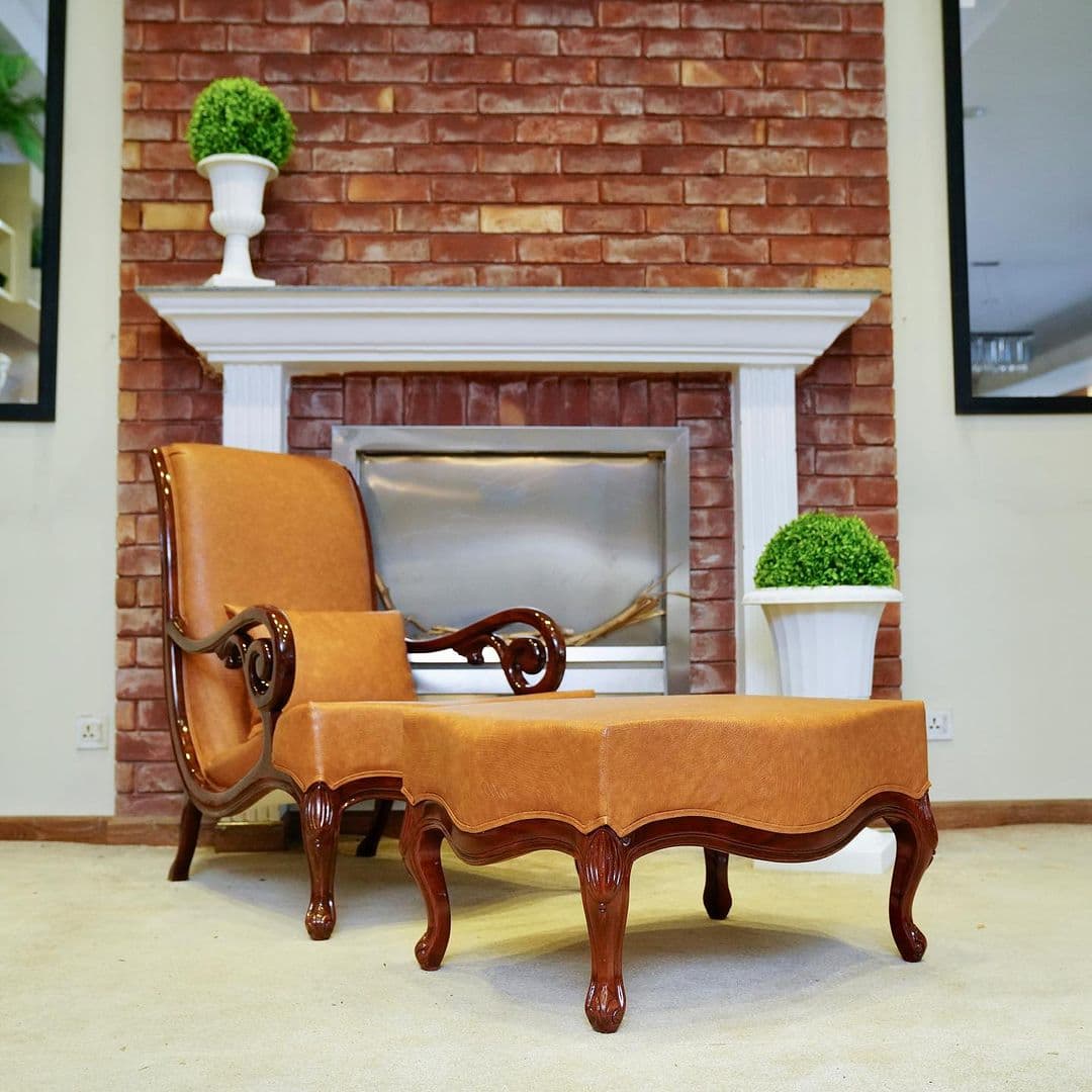 Audrey Relaxing Chair with Stool