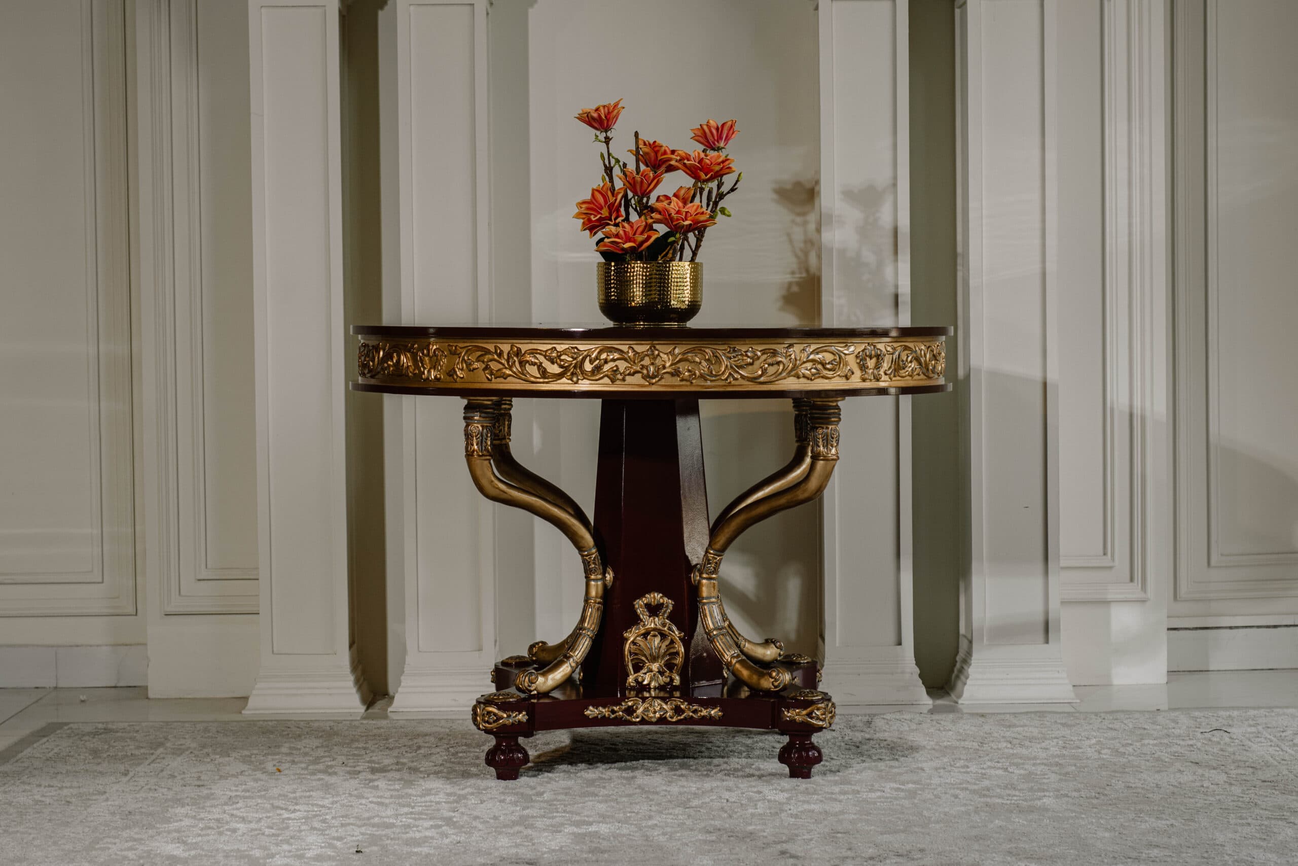 this image is for Wooden Round Foyer Table