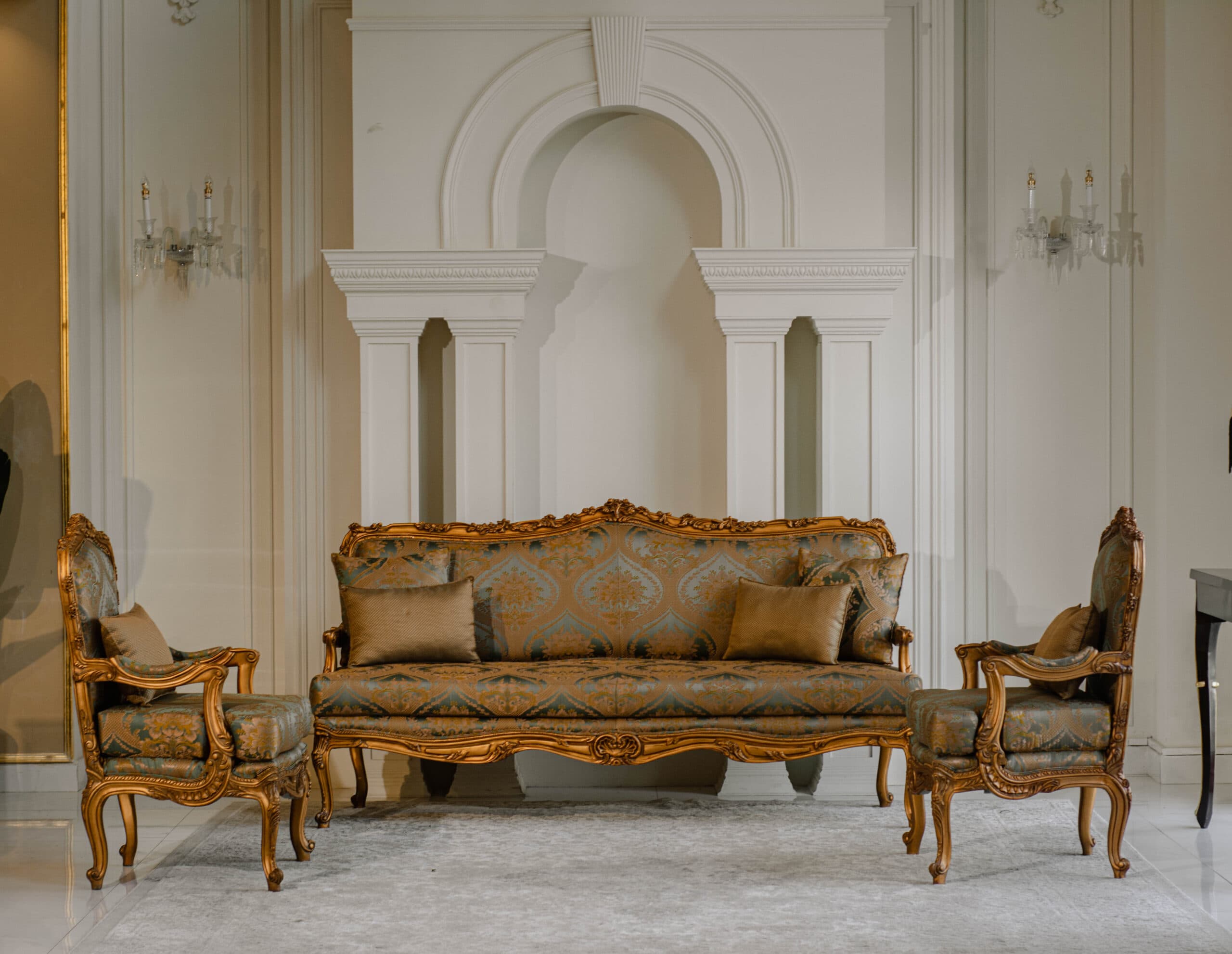 this image is for Italian Gold Sofa