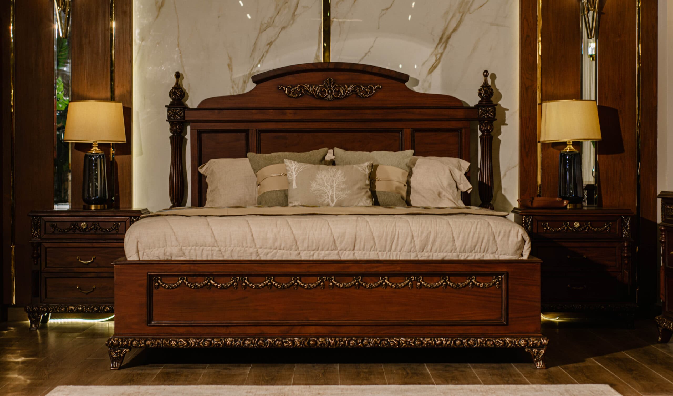 Antique Victorian Bed Set
