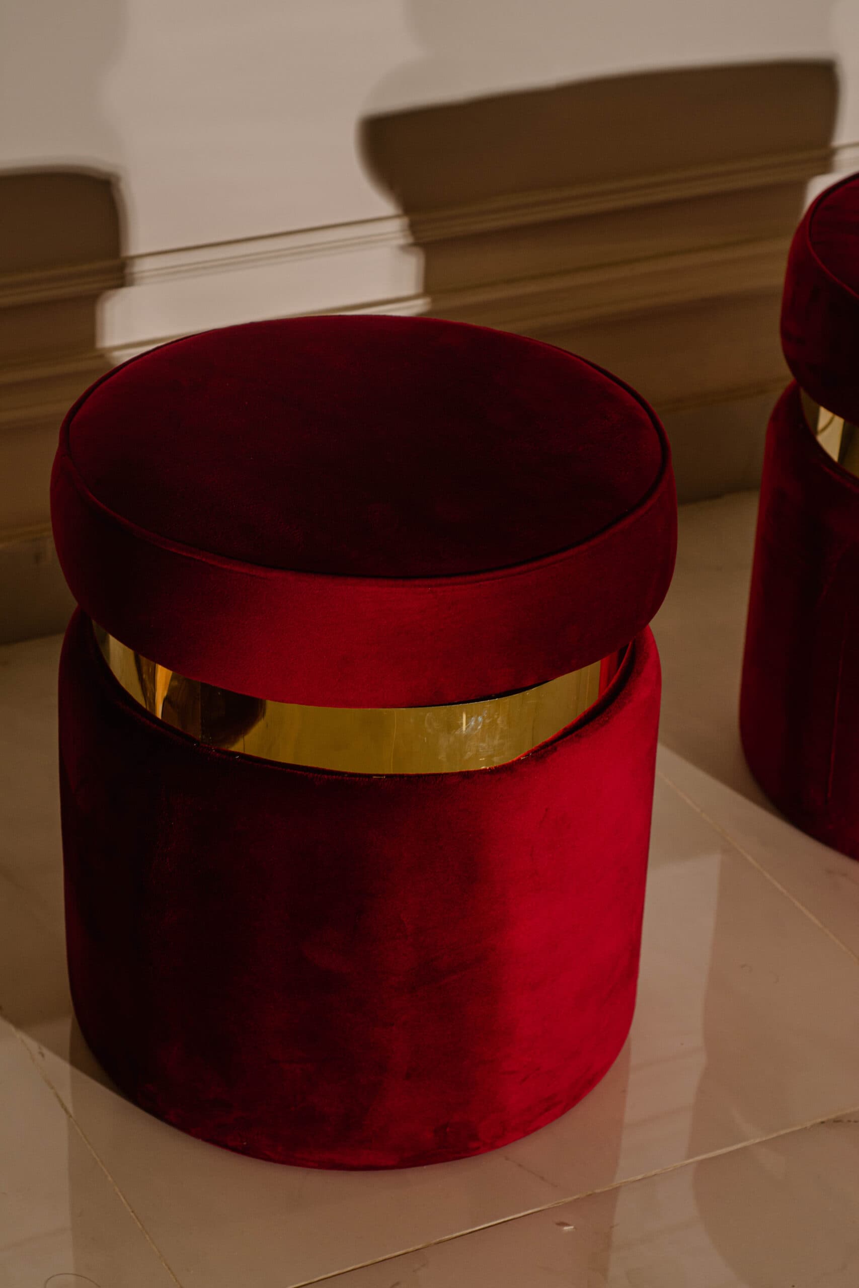Brass Line Ottoman