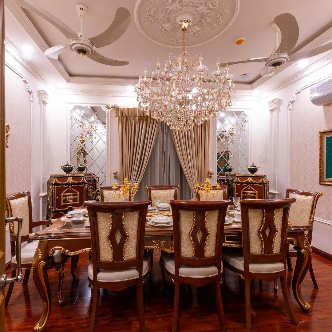 Classical Carved Dining Set