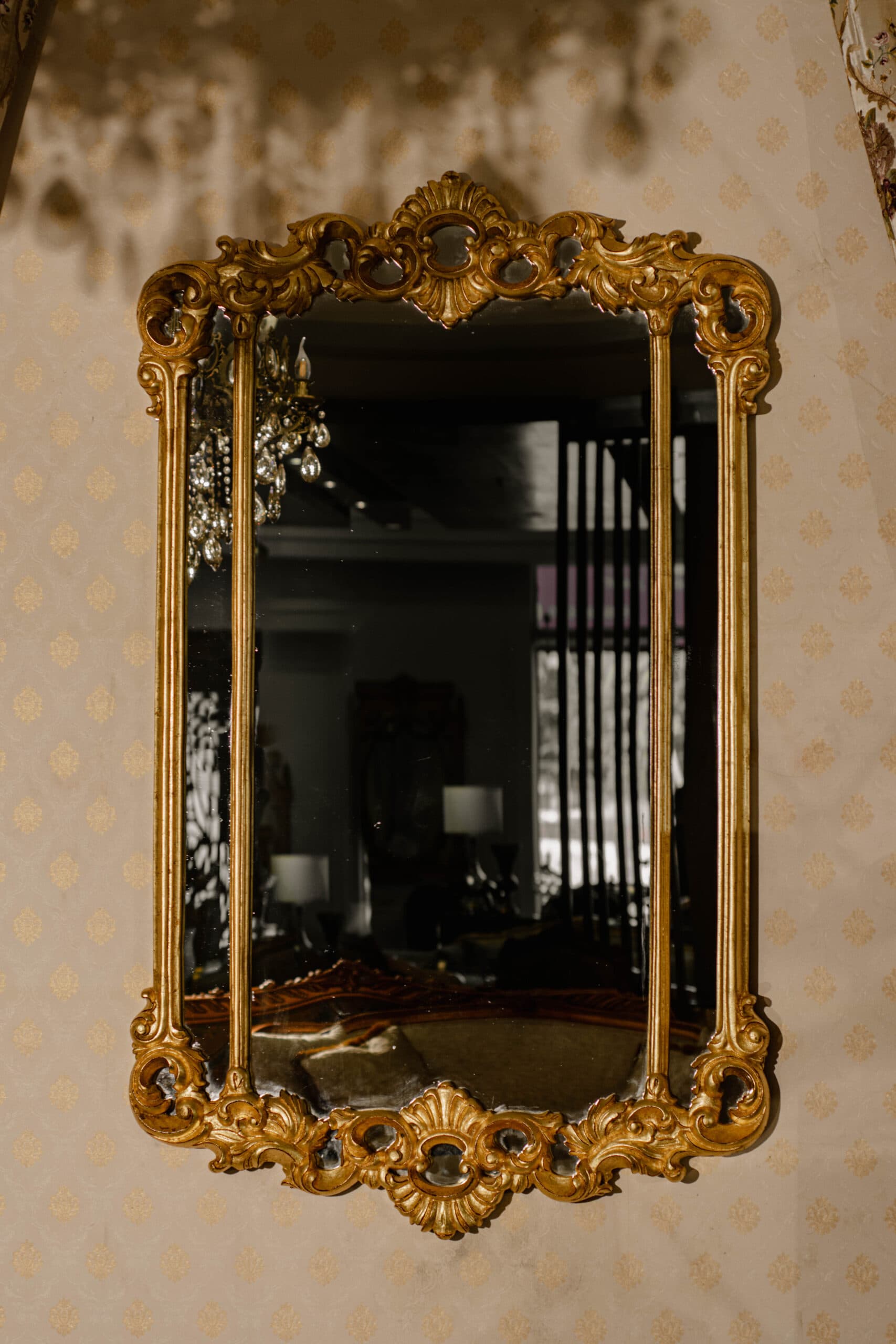 Floral Line Mirror