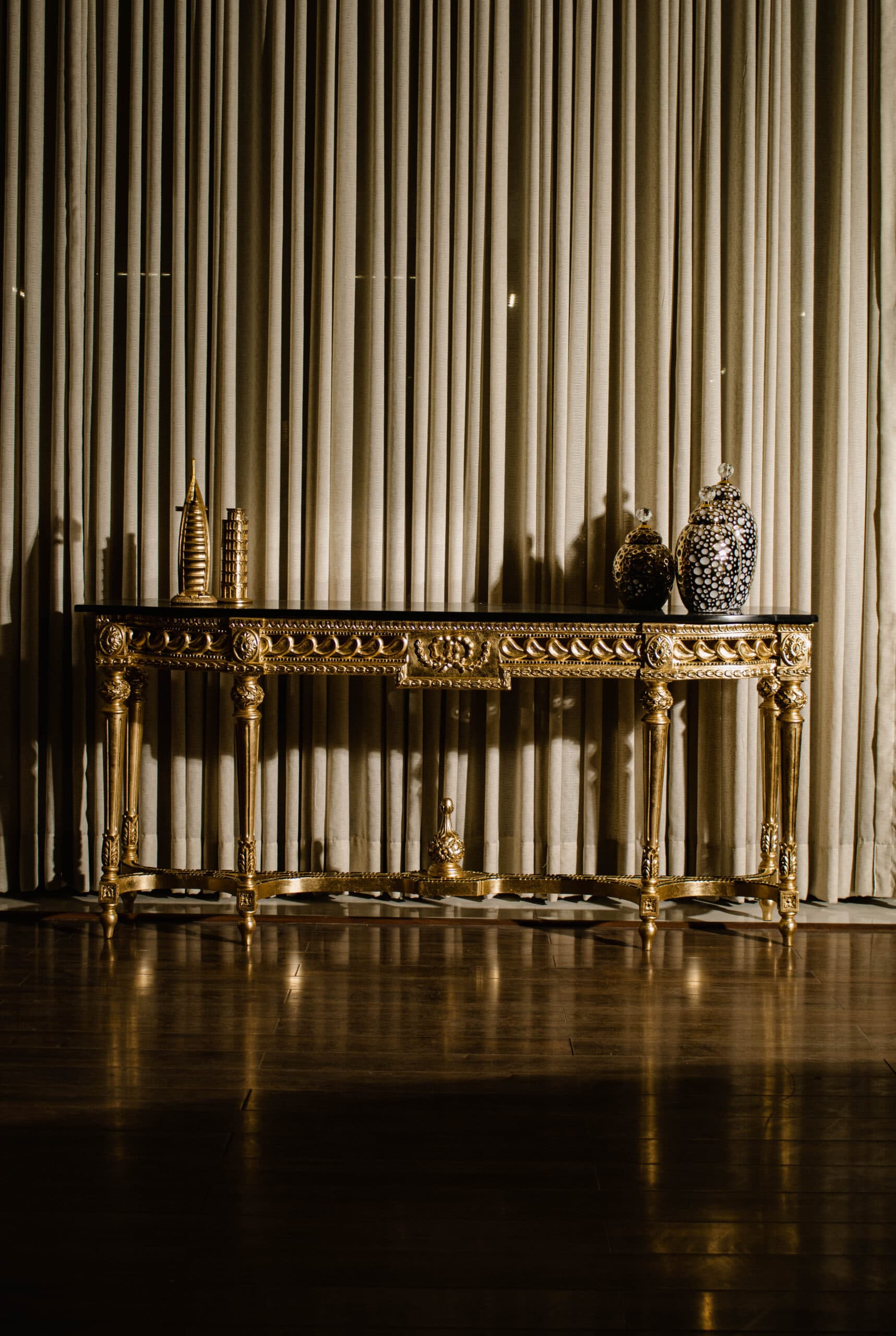 Gold Carved Console