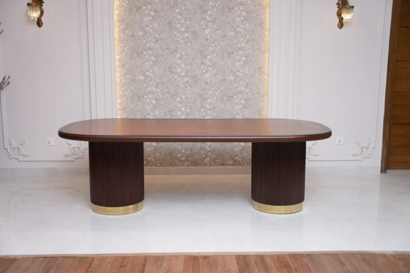 Burl Brass Dining - Image 6