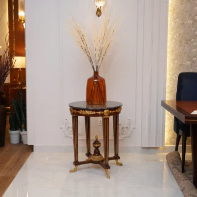 Marble Round Foyer Table