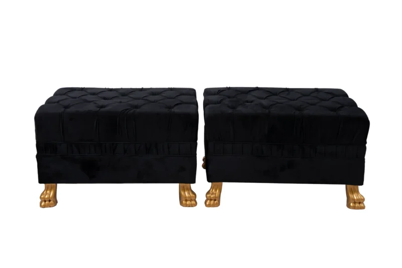 Claw leg ottoman - Image 3