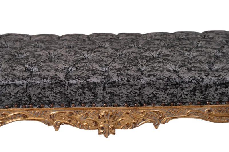 Gold Carved Settee - Image 3