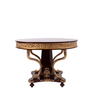 Wooden Round Foyer Table
