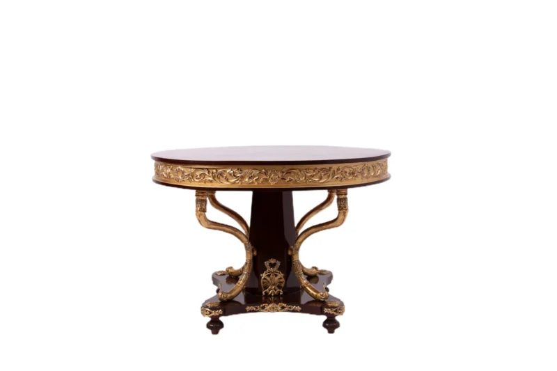 Wooden Round Foyer Table