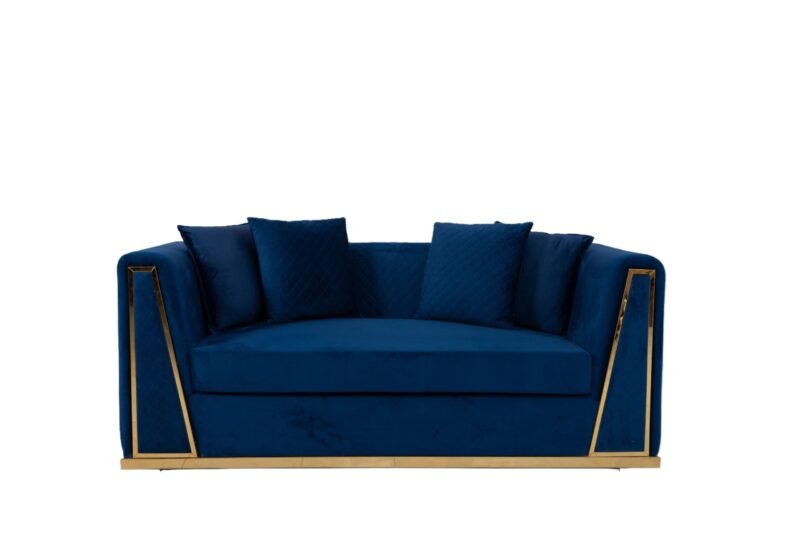 Hermes Brass Sofa - Image 5