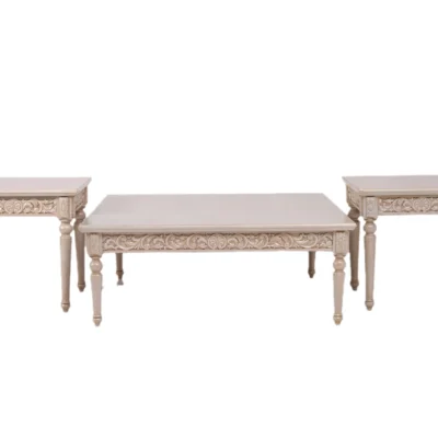 Spiral Gold Center Table Set
