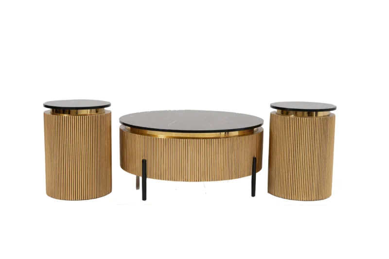 Fresco Brass Center Table - Image 3