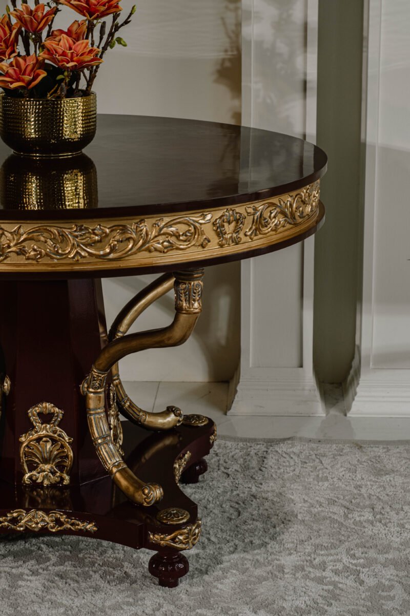 this image is for Wooden Round Foyer Table