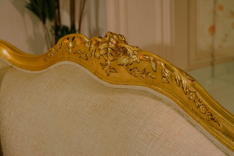 Classic Rose Sofa Golden - Image 3