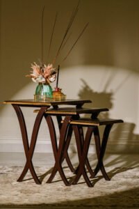 this image is for Metallic Nest Table