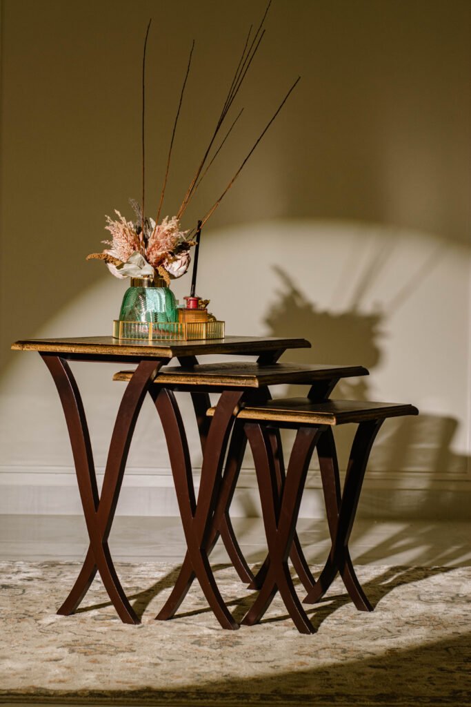 this image is for Metallic Nest Table