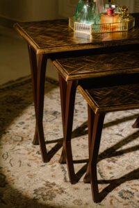 this image is for Metallic Nest Table