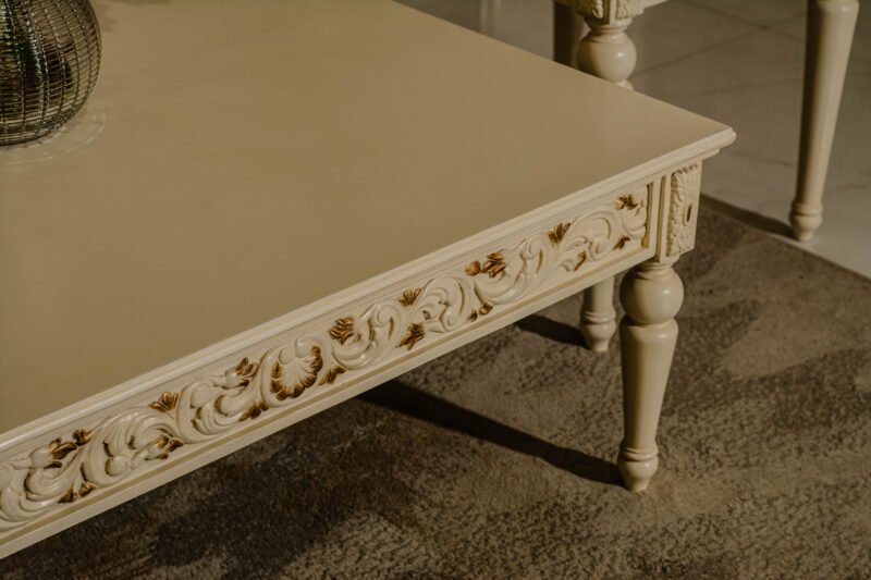 this image is for Spiral Gold Center Table Set