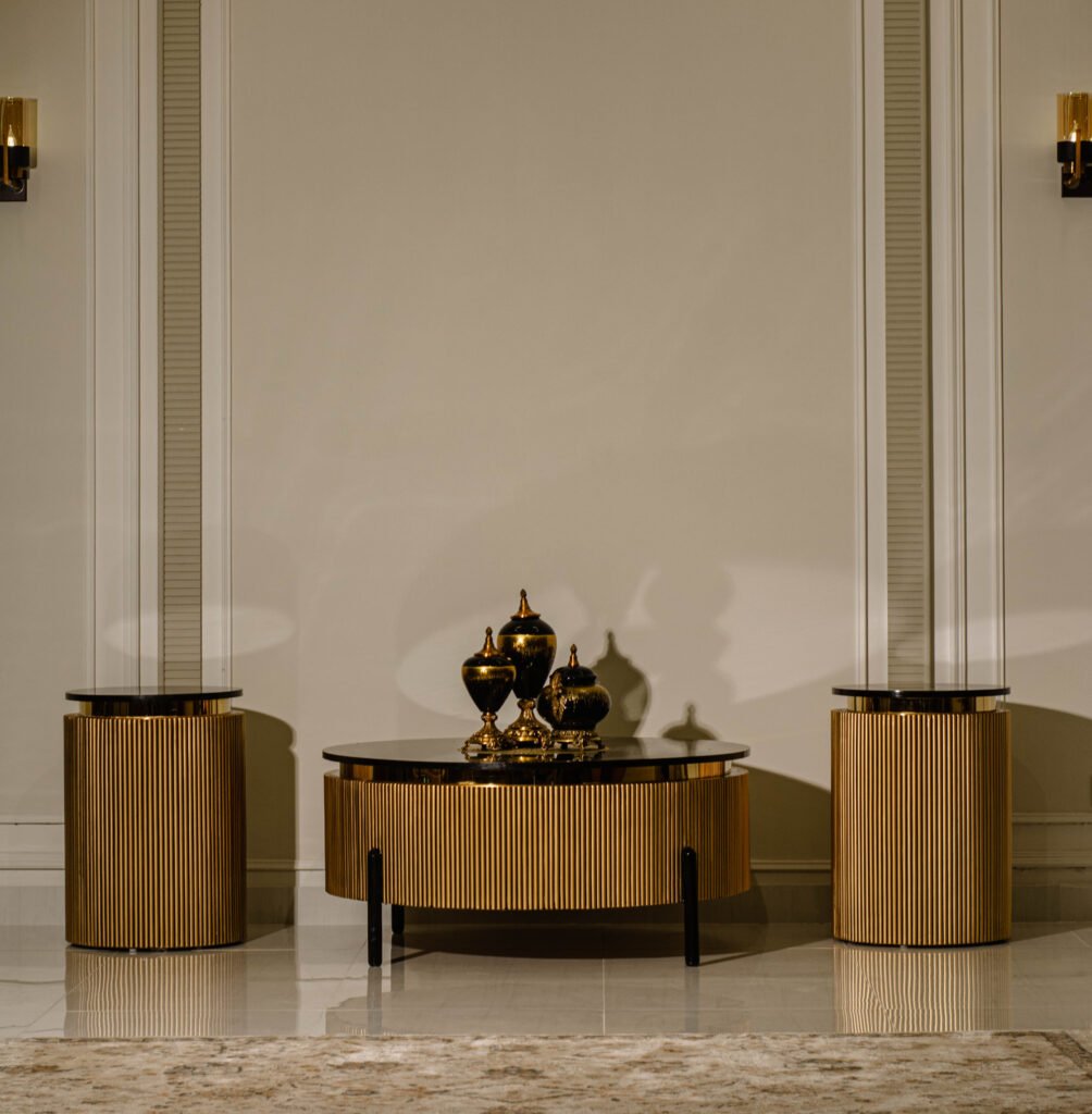 This image is for Fresco Brass Center Table