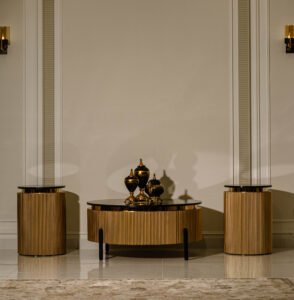 This image is for Fresco Brass Center Table