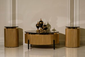 This image is for Fresco Brass Center Table