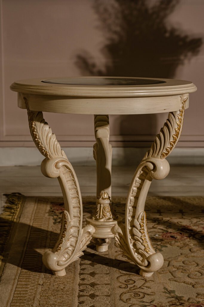 this image is for Victorian Gold Center Table Set
