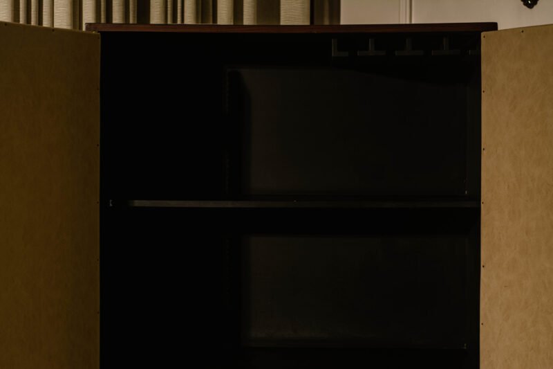 Leather Bar Cabinet - Image 3