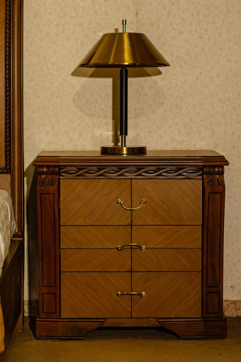 Walnut Bed+Side Tables - Image 6