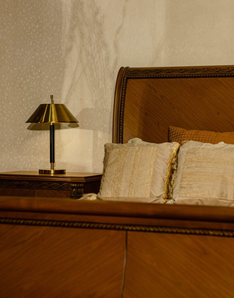 Walnut Bed+Side Tables - Image 5