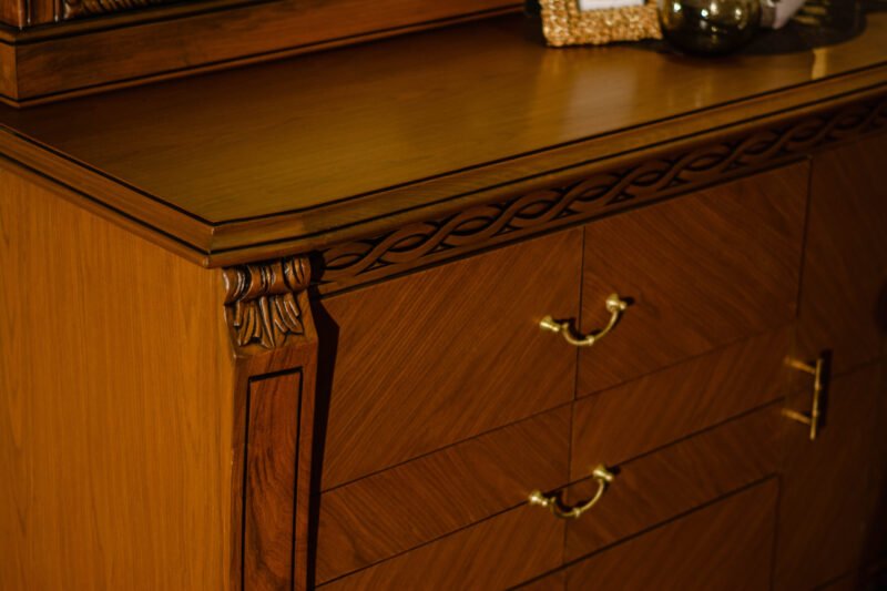 Walnut Bed+Side Tables - Image 8