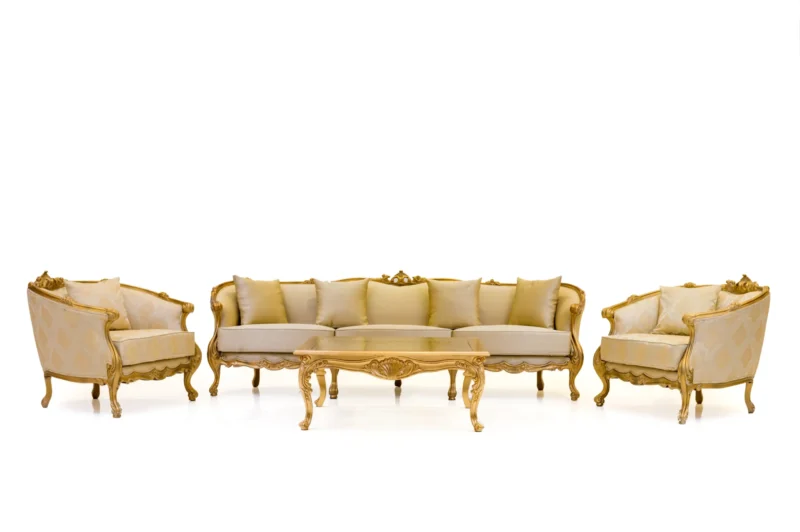 French Carved Sofa - Image 2