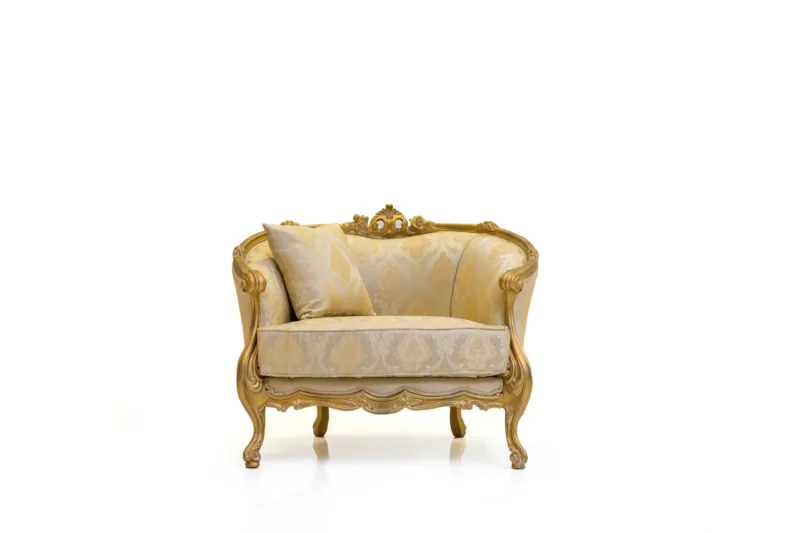 French Carved Sofa - Image 4