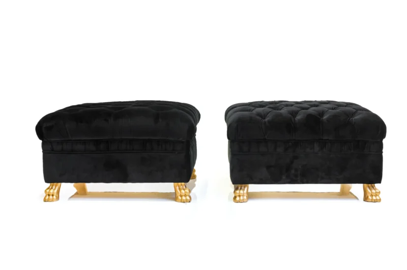 Claw leg ottoman - Image 4