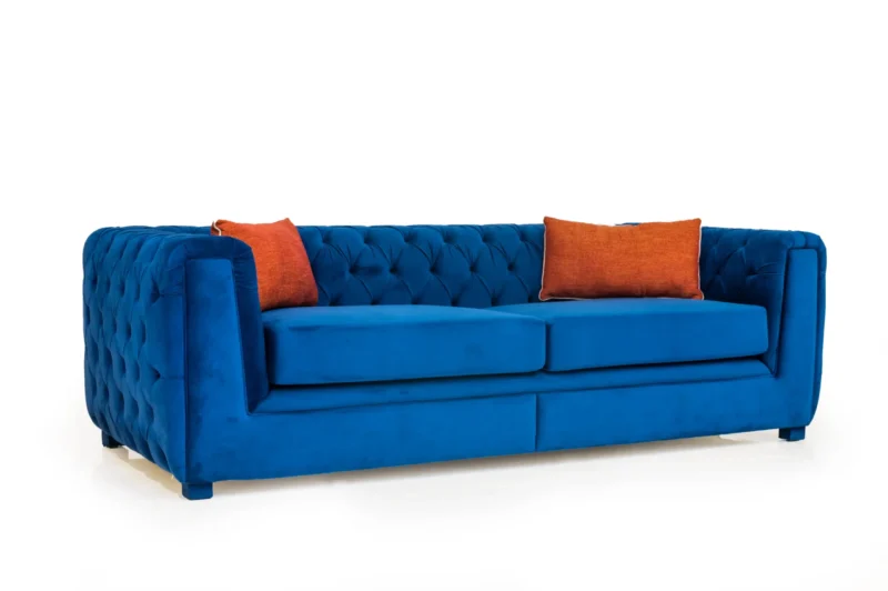 French Quilted Sofa - Image 2