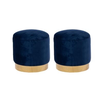 Hermes Brass Ottoman