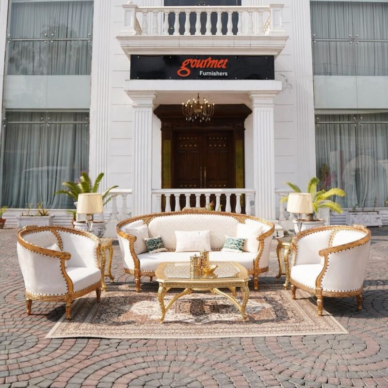 Victorian Gold Sofa Set