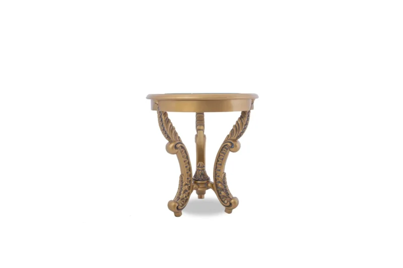 Victorian Gold Center Table Set - Image 9
