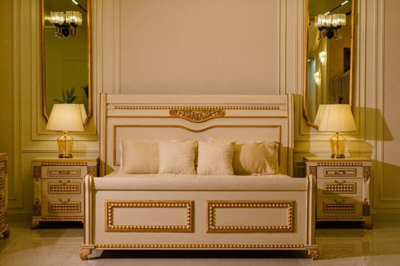 this image is for royal wood bed