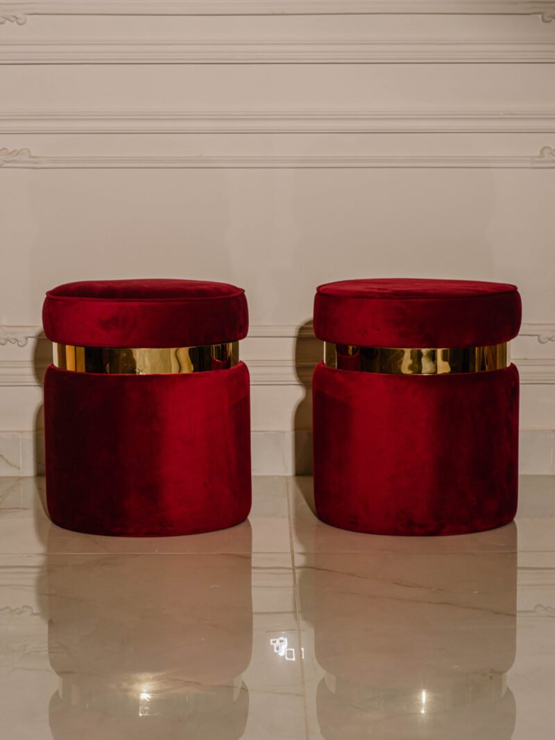 Brass Line Ottoman - Image 5