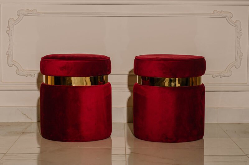 Brass Line Ottoman - Image 4