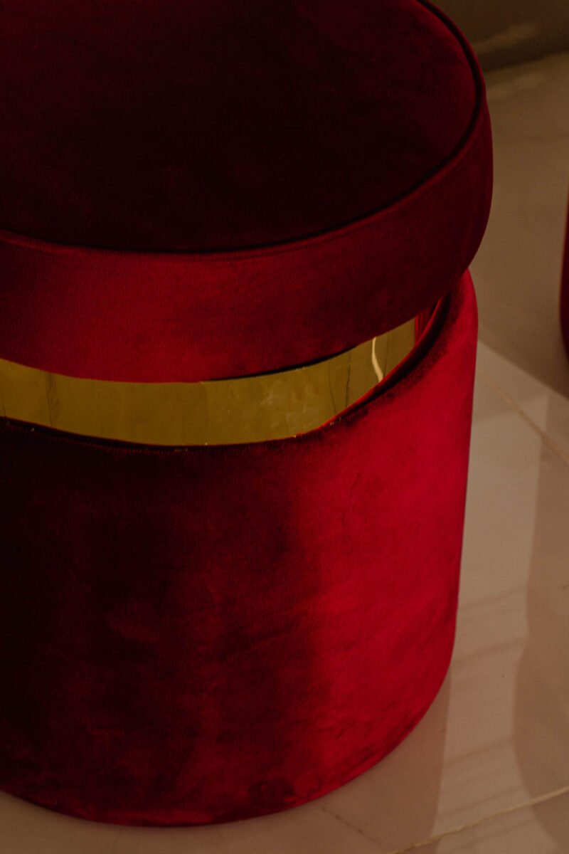 Brass Line Ottoman - Image 2