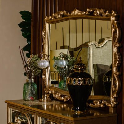 this image is for Hiresses Dresser & Mirror