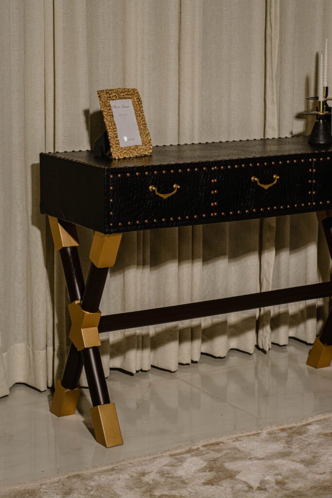 this image is for Leather Box Console