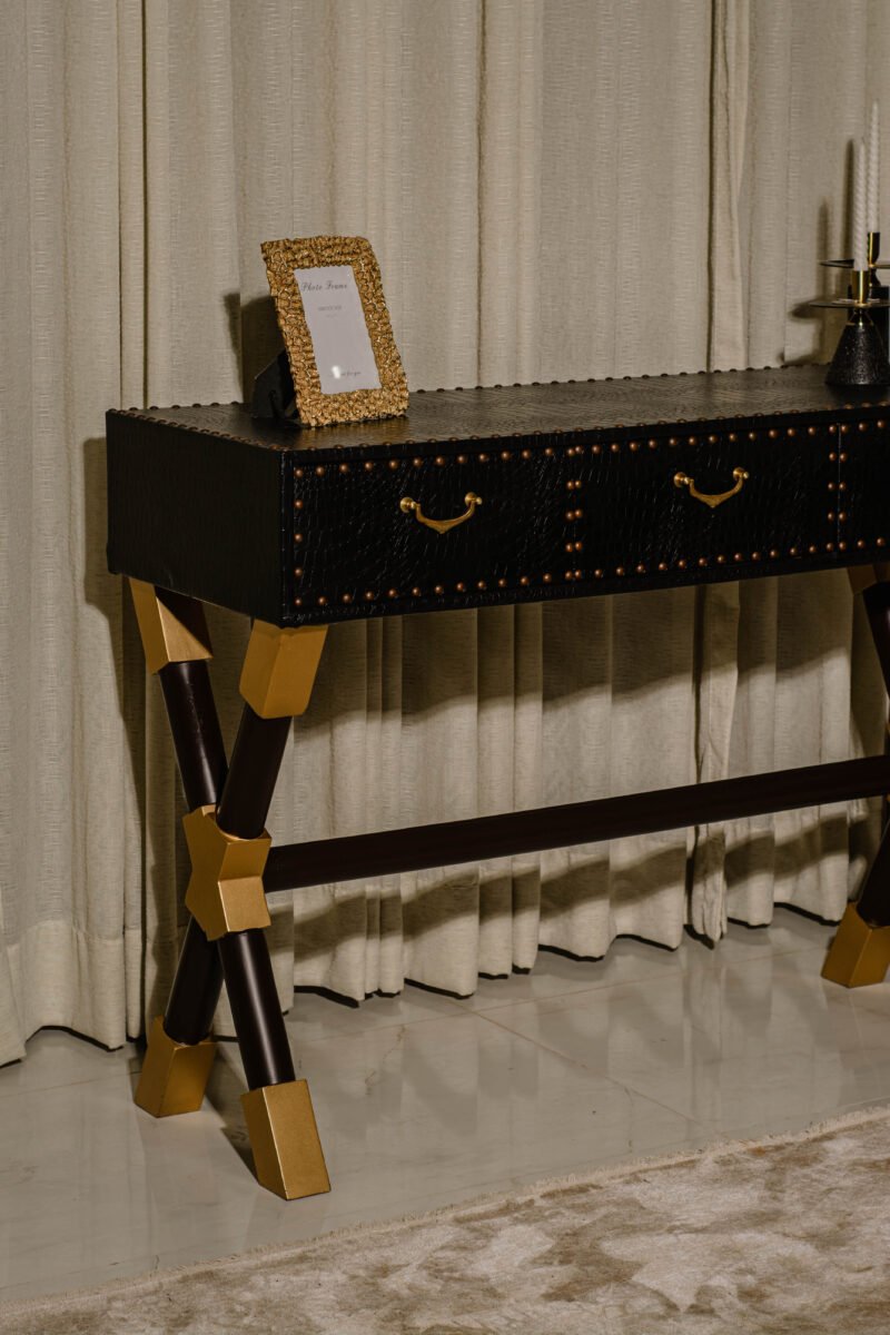 this image is for Leather Box Console