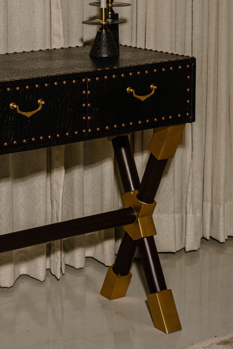 this image is for Leather Box Console