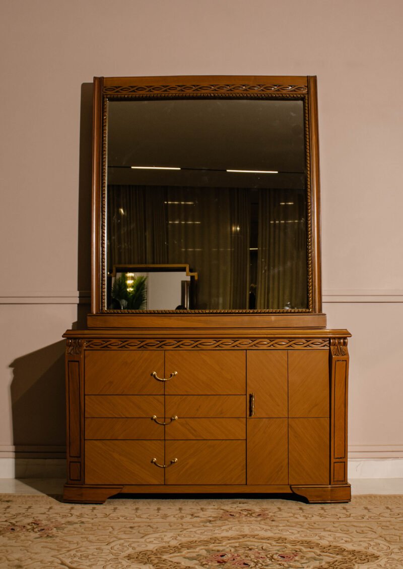 this image is for Walnut Dresser & Mirror