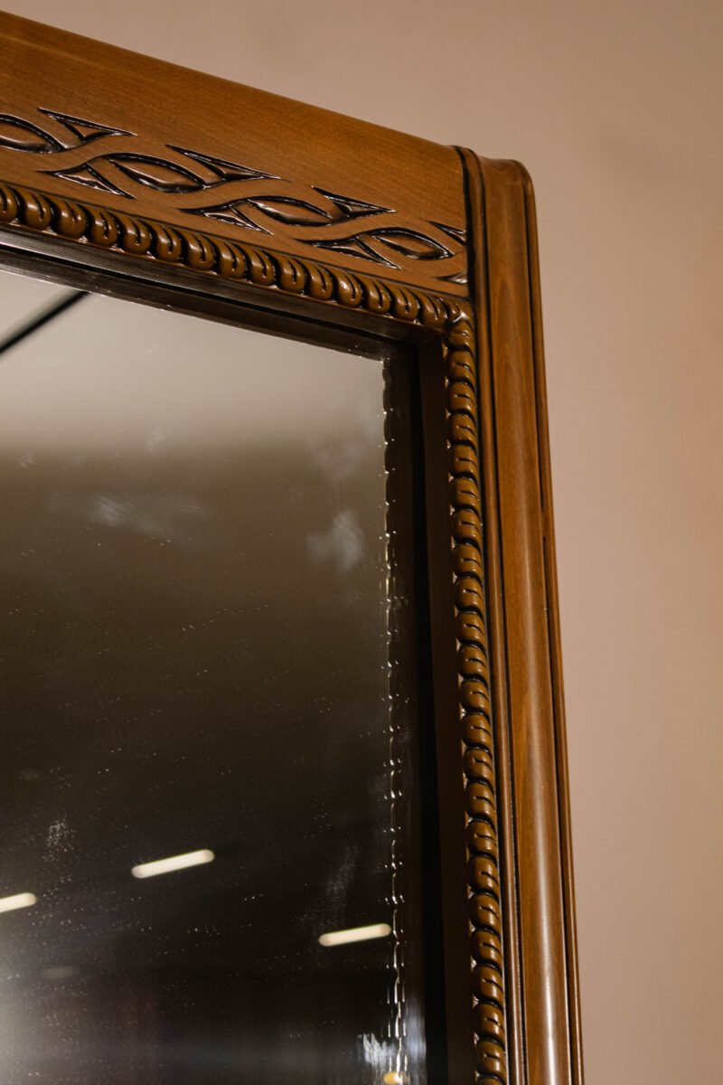 Walnut Dresser & Mirror - Image 3
