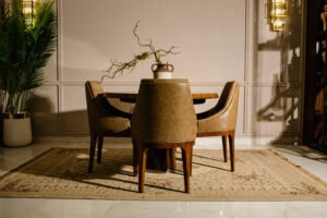 this image is for erose dining table