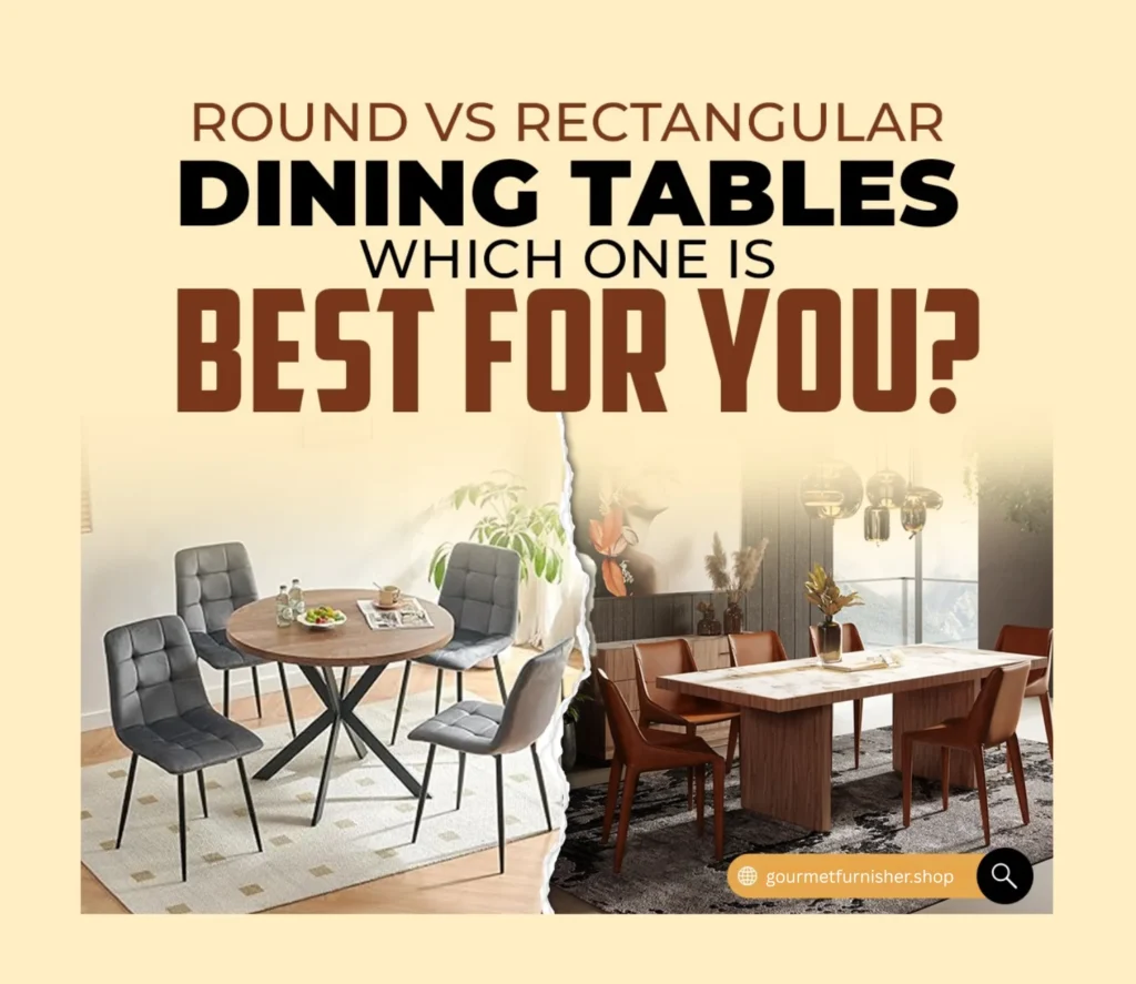 round vs rectangular dining table